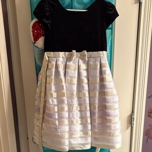 Jona Michelle Black and Gold Dress